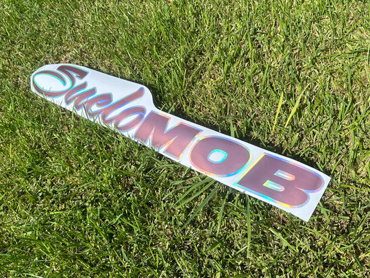 SueloMob Windshield Decal (Custom Color w/ Holographic Outline)